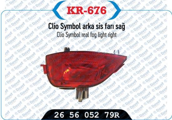 KAYA KR-676 Arka Sis Fari Sag Dacia Sandero